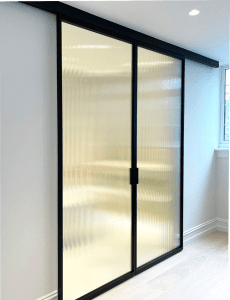 One Way Soft Close Double Sliding Door